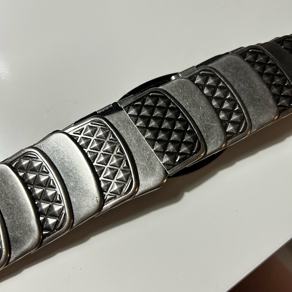 Vintage | Metal Stretching Belt | Silver - Picture 3 of 6